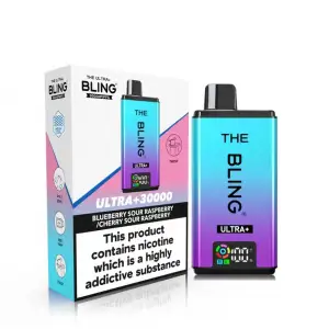 Blueberry Sour raspberry/Cherry Sour Raspberry The Bling Ultra Plus 30K Kit